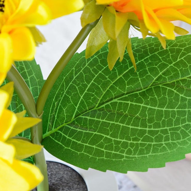 Uppladdningsbar Solros LED Simulerad Nattlampa Bordslampa Dekorativa Blommor Skrivbordslampa för Restaurang, Hotell, Bröllop och GÄva